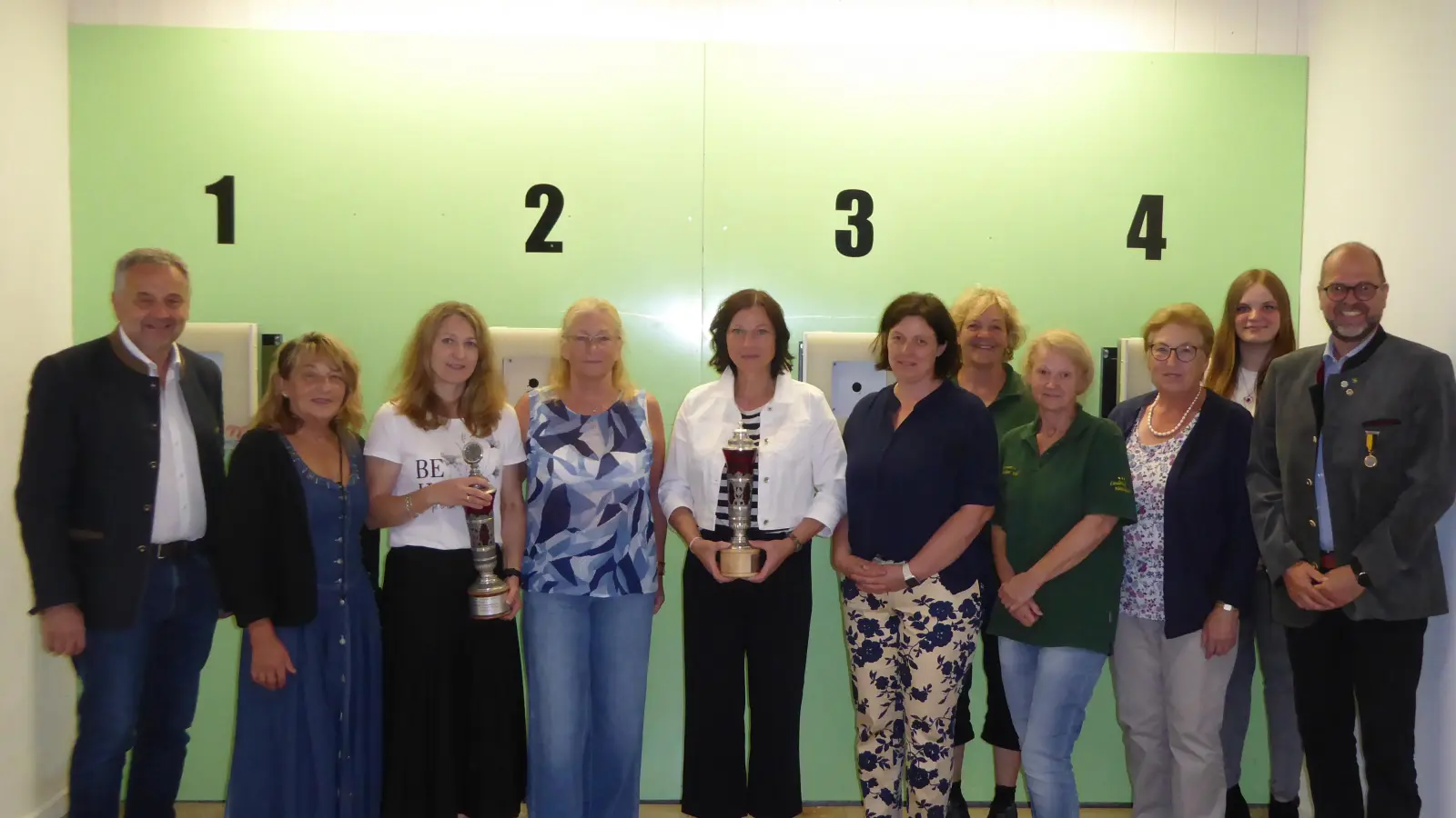 Die erfolgreichsten Damen beim Gaudamenschießen des Schützengaues Bruck. (Bild: Gerhard Hafensteiner)