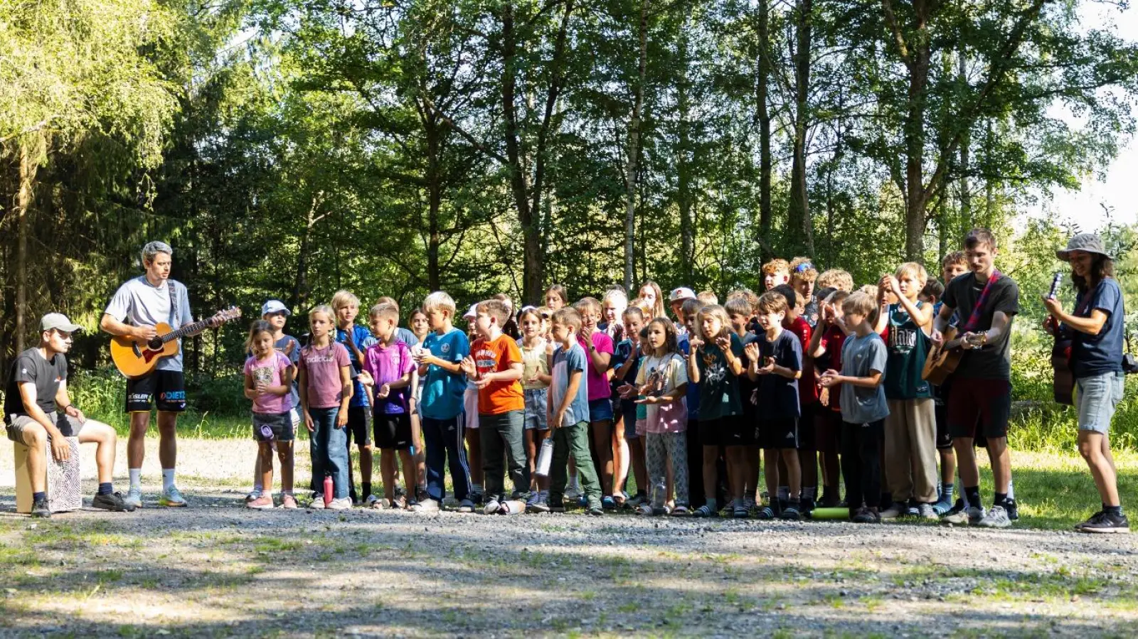 Zeltlager des CVJM Rosenberg am Silbersee. (Bild: Micha Aures)