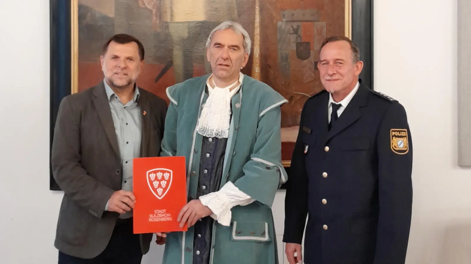 Ehrung Stadtführer Günter Haller 25 Jahre (Bild: Christina Plotts)