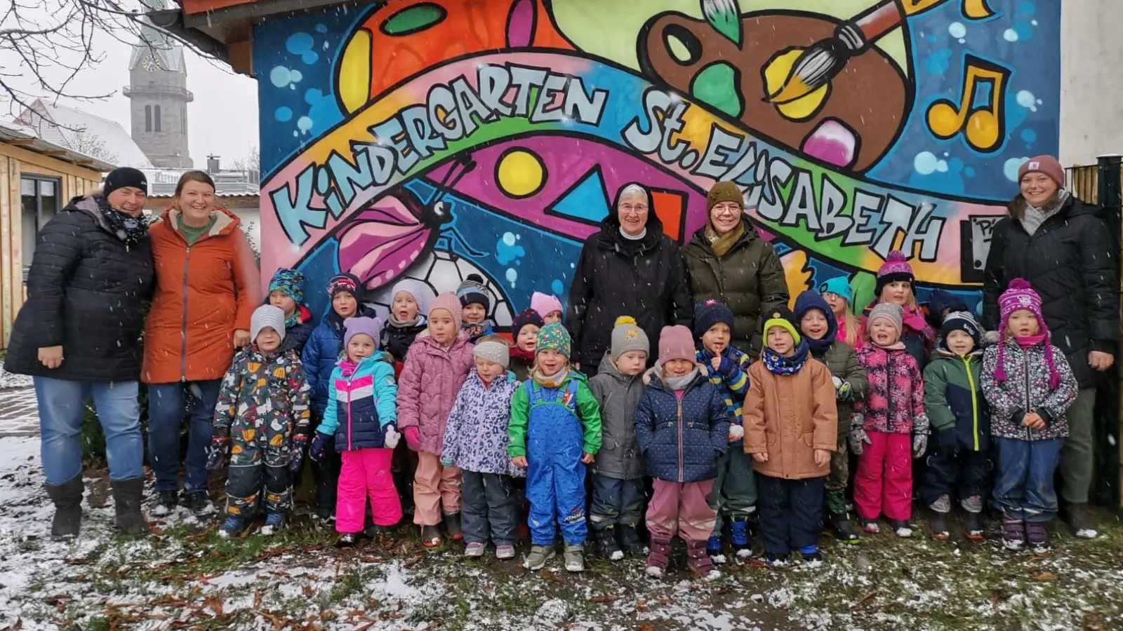 Kindergarten St. Elisabeth feiert 30. Geburtstag (Bild: Monika Schirdewahn )