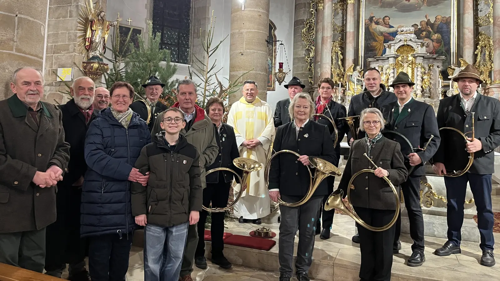 Teilnehmer Hubertusmesse Kemnath.  (Bild: Gerhard Schraml)