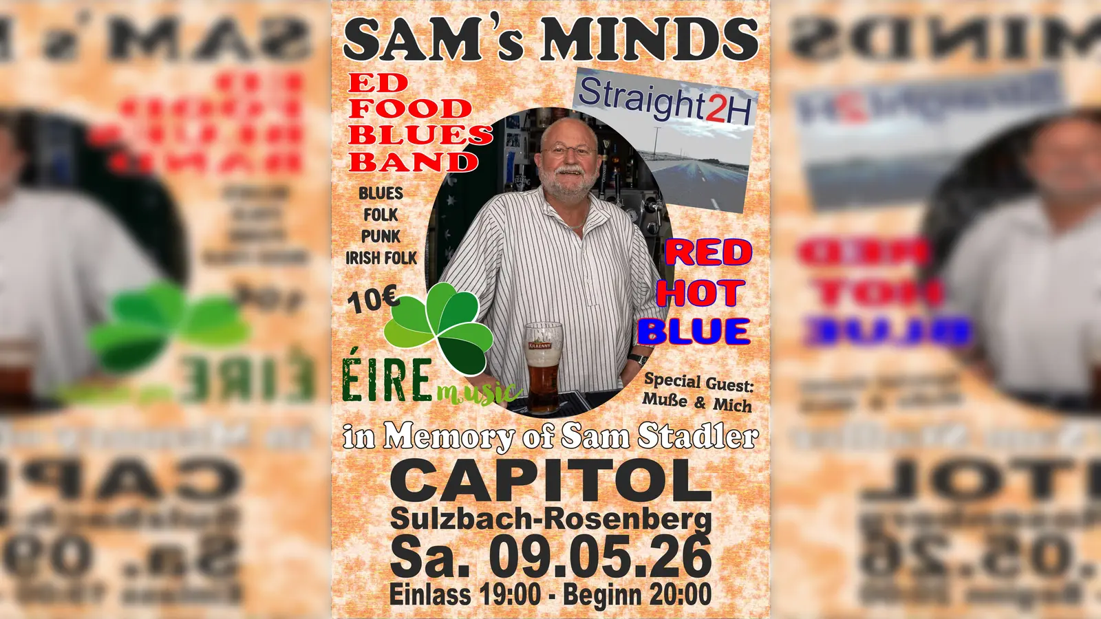 Sam Stadler steht im Zentrum des Konzerts am 9. Mai (Bild: Michael Neller)