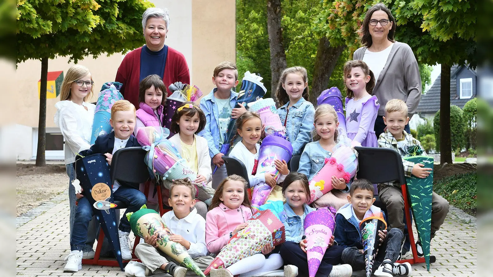 Die ABC-Schützen der Grundschule Immenreuth (Bild: Jasmin Schießel)