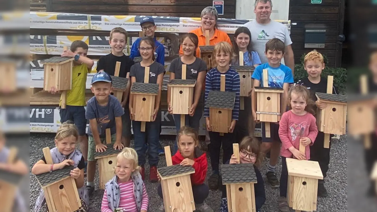 Stolze Baumeister beim OGV Neusath.  (Bild: Jutta Herrmann)