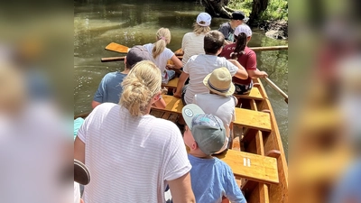 Zillenfahrt auf der Vils  (Bild: Christian Lautenschlager )