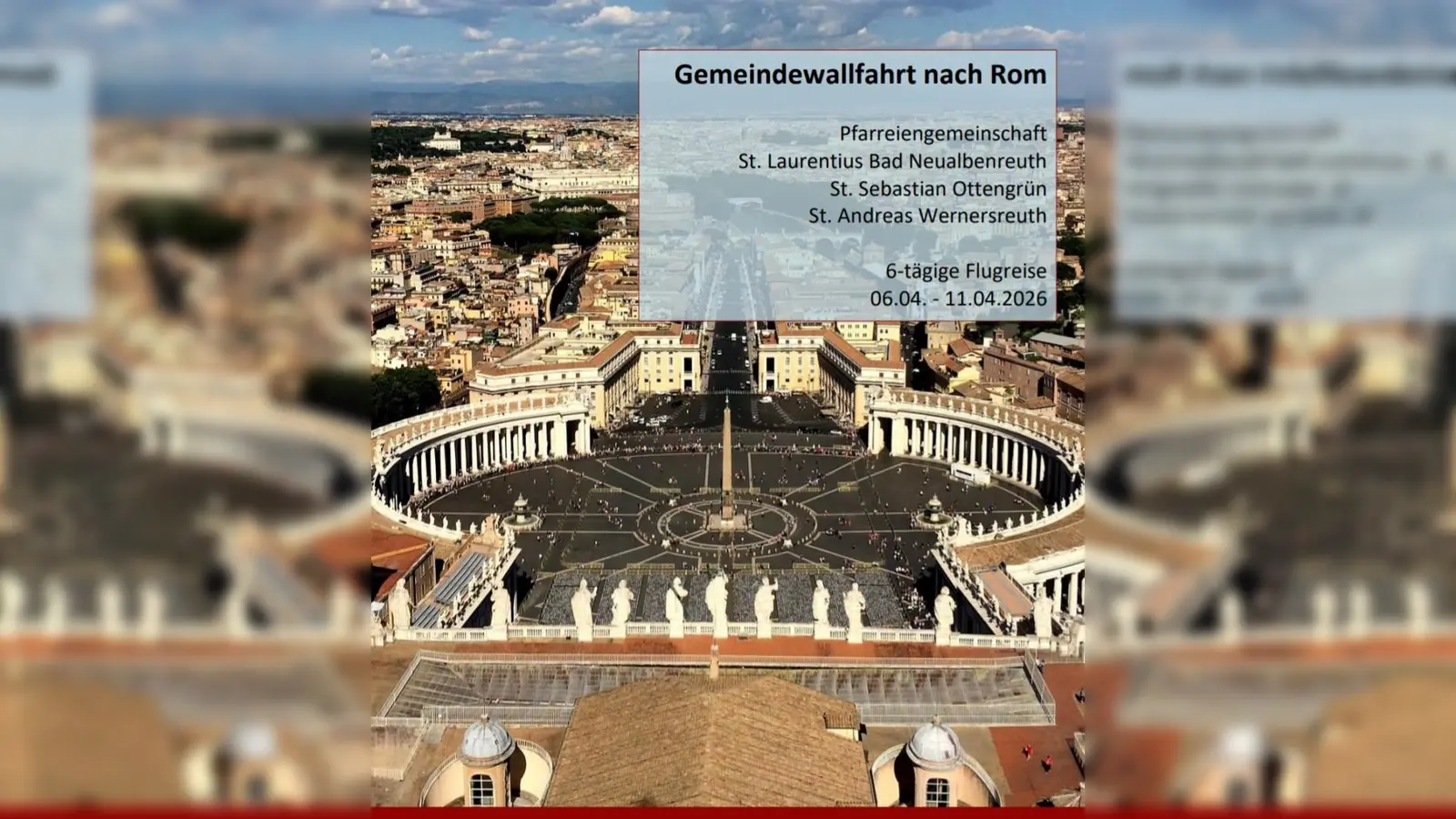 Bild aus dem Prospekt zur Wallfahrt  (Bild: Wolfgang Plonner)