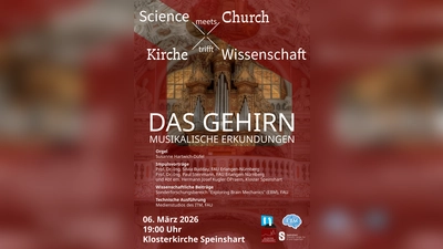 Unter dem Titel „Das Gehirn – Musikalische Erkundungen“ laden das Kloster Speinshart und das Speinshart Scientific Center for AI and SuperTech zu einer sinnlichen und erkenntnisreichen Reise in das menschliche Gehirn ein. (Bild: Kerstin Hörl)
