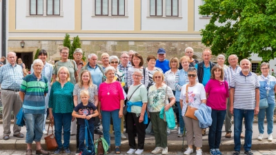 Im Bild die Teilnehmer der Fahrt nach Regensburg. (Bild: Waltraud Fichtner)