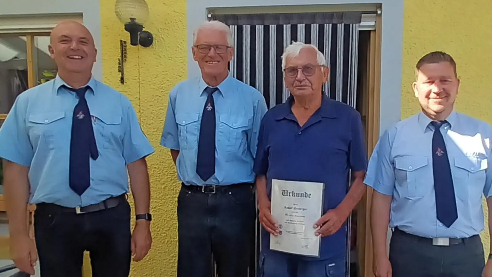 von links: Konrad Hochholzer, Karl Burger, Rudi Neuberger, Ronnie Kinast (Bild: Konrad Hochholzer)