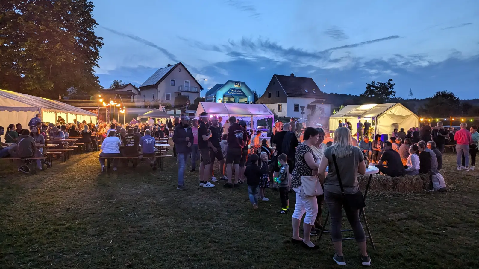  Etwa 500 Gäste waren beim Fronhofer Dorffest. (Bild: Kristin Winderl)