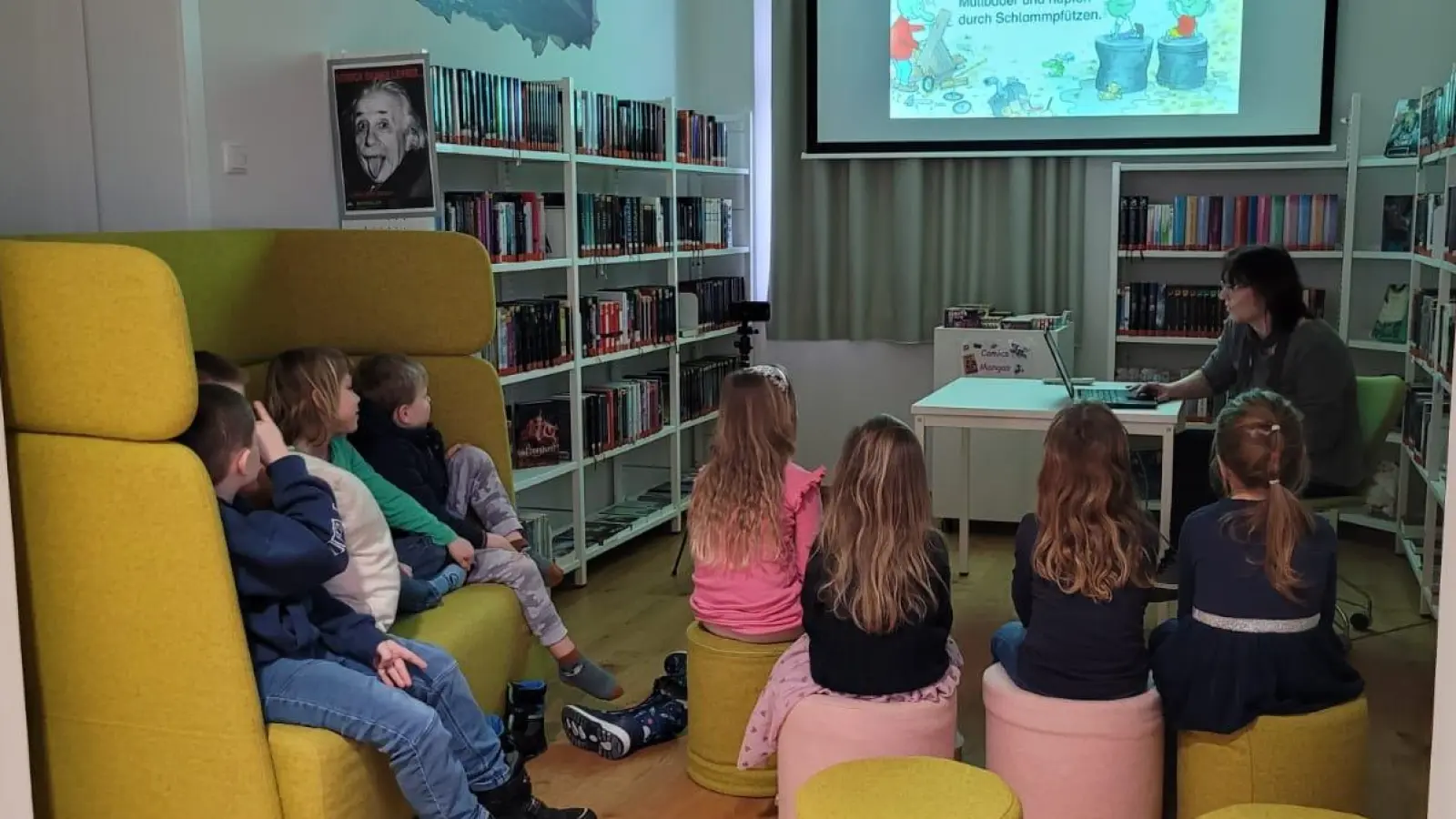 Bilderbuchkino mit den Olchis (Bild: Mandy Teschke)