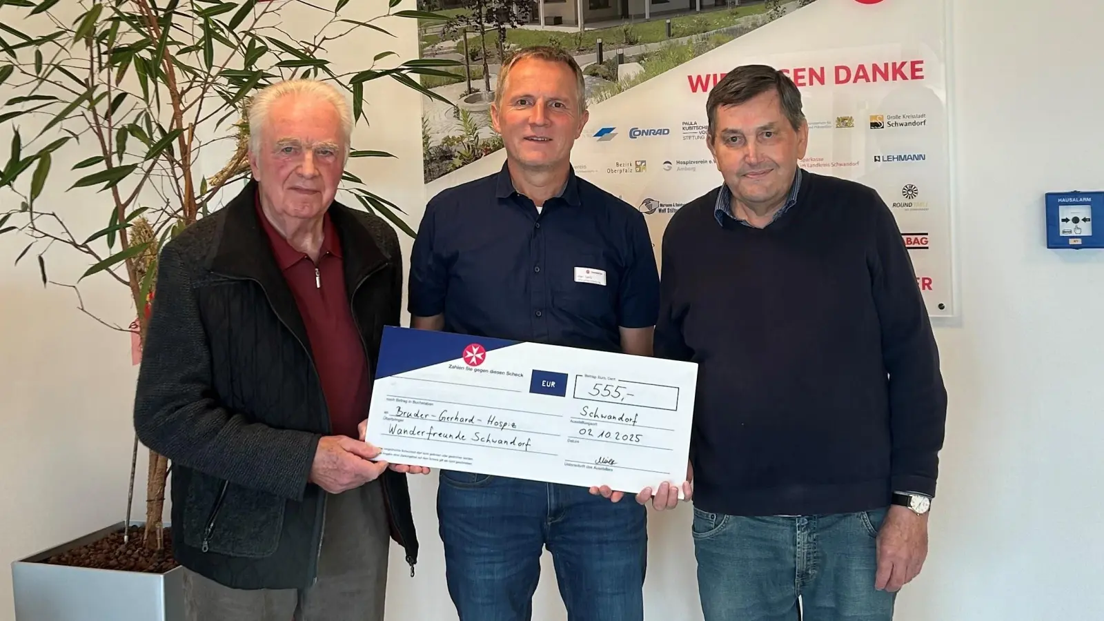 Spende der Wanderfreunde. (Bild: Sabine Sudler)