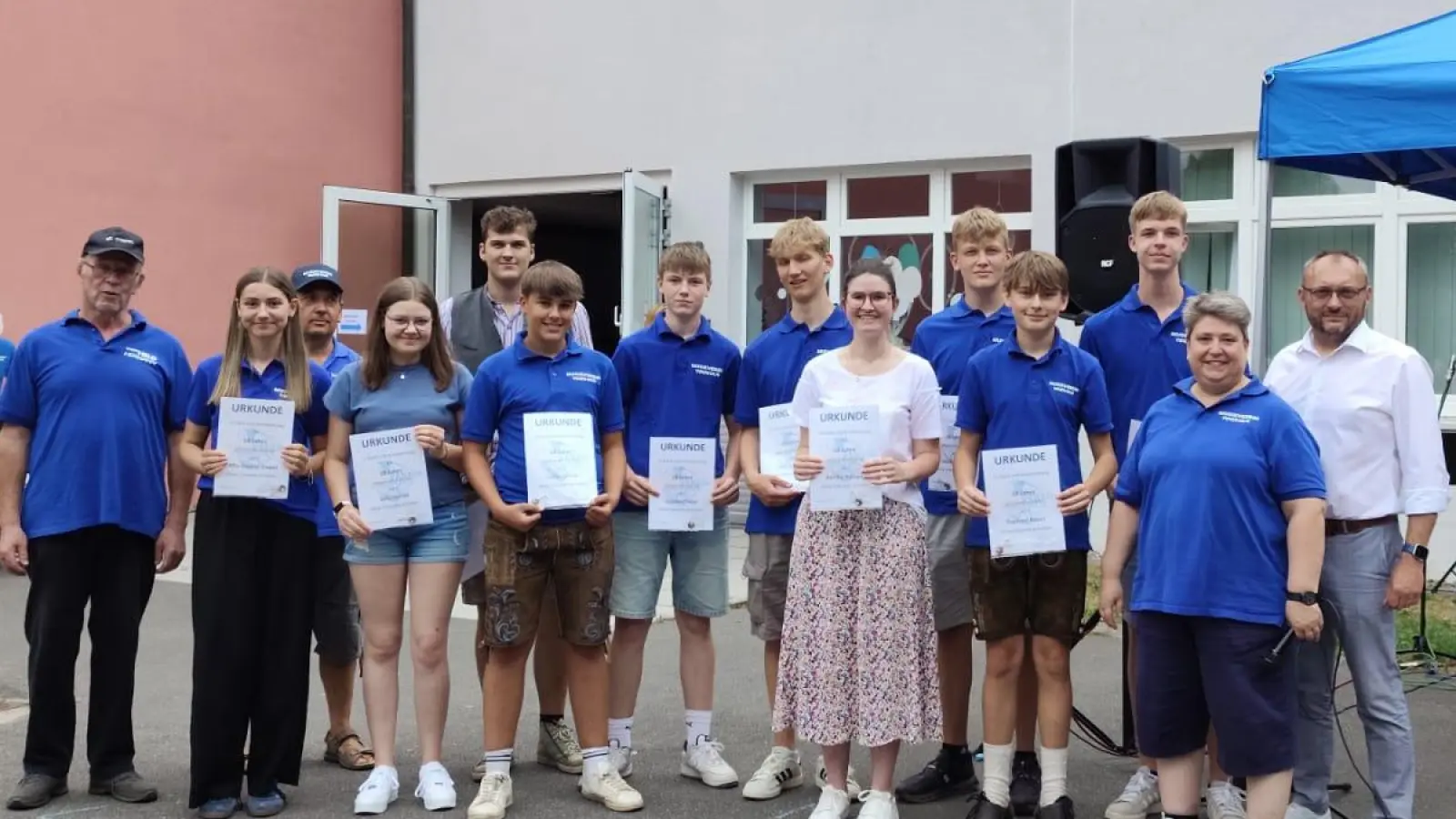 Ehrungen für 10 Jahre aktives Musizieren (Bild: Carola Ringholz)