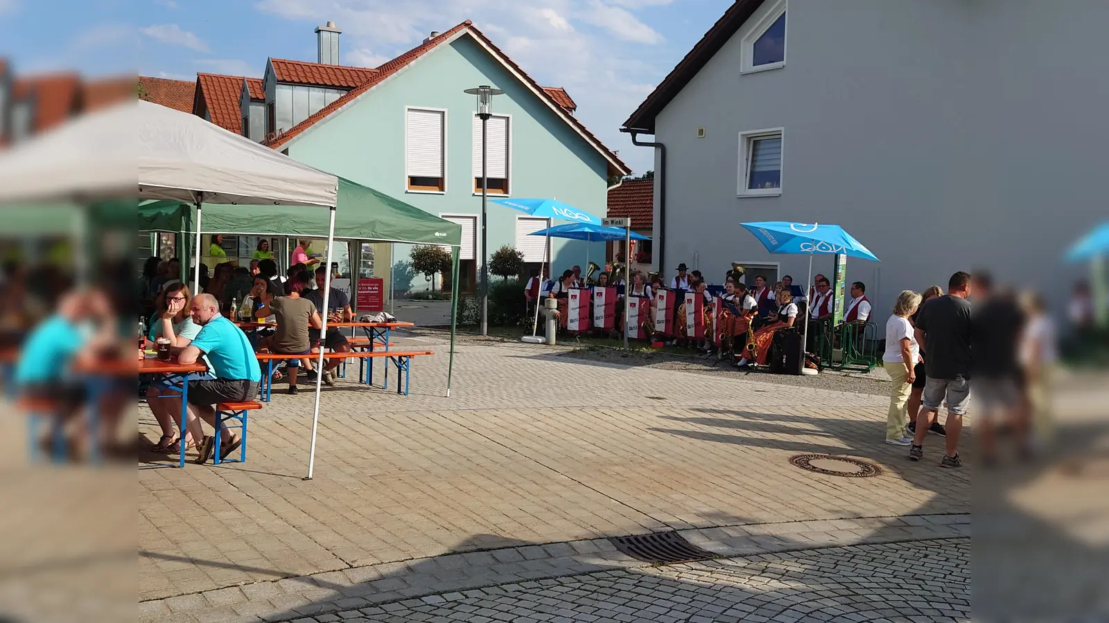 Musikalisch gab die Blaskapelle Gleiritsch den Ton am Backofenfest an (Bild: Susanne Gschrey (Archivbild))