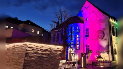 Impression von 2025. Auch heuer wird das MuseumsQuartier wieder bunt illuminiert. (Bild: Ronja Storch)