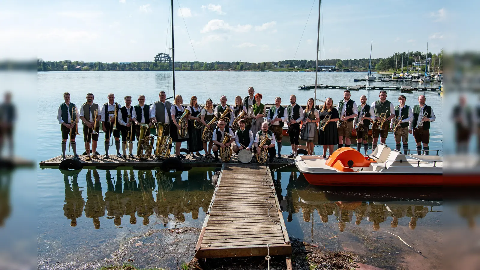 Die Oberpfälzer Seenland Musikanten - ein Garant für beste bayerisch-böhmische Blasmusik (Bild: Matthias Müller)