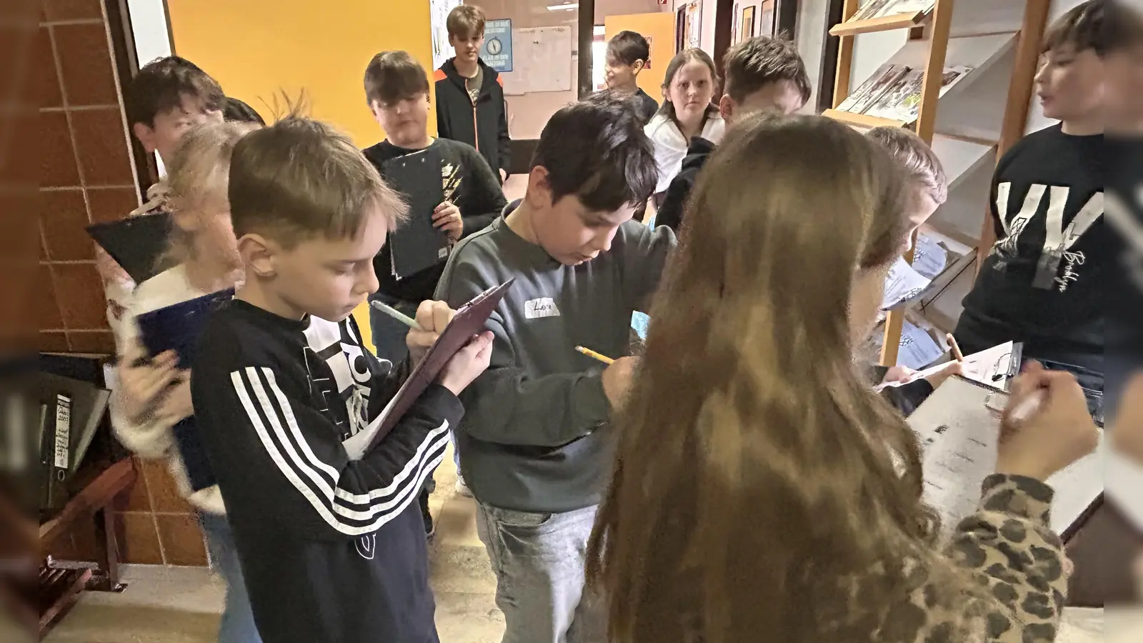 Ein Laufzettel half, dass keine Station vergessen wurde.  (Bild: Judith Köhler)