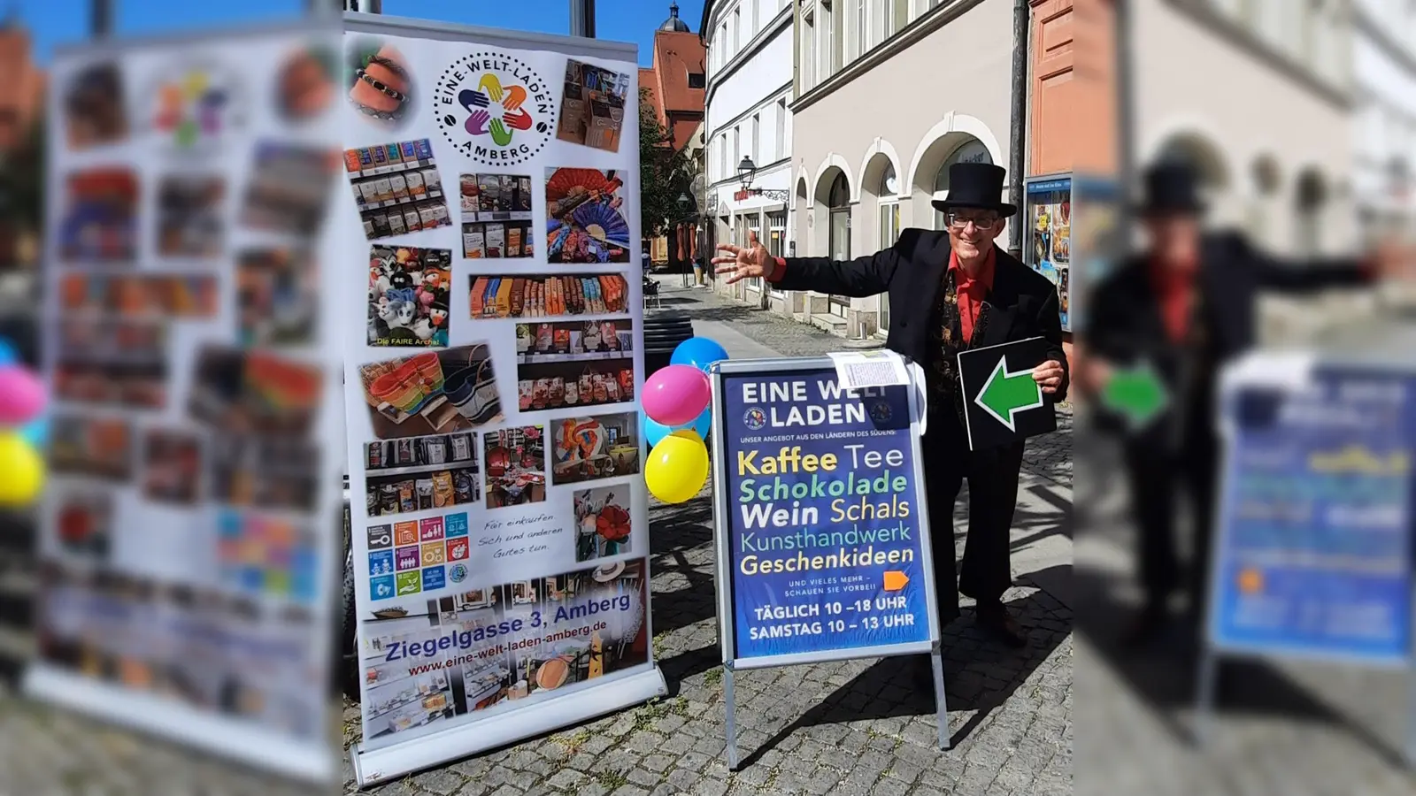 Begegnung, Austausch und Aufruf zum Mitmachen im Zeichen der Demokratie und Ehrenamt. (Bild: Günther Zenger)