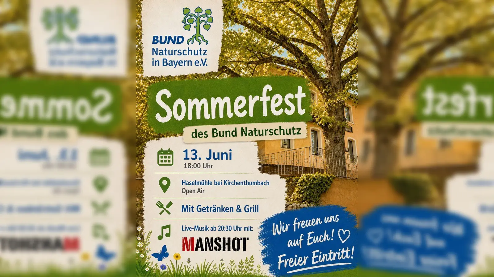Sommerfest Ortsgruppe Bund Naturschutz Kirchenthumbach (Bild: Rainer Knoll)