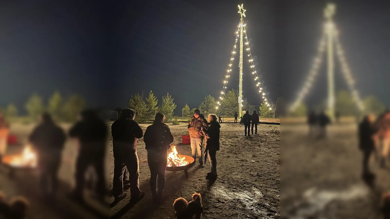 Auf dem Monte Kaolino herrschte eine besondere Stimmung für einen Gottesdienst. (Bild: Stefan Fischer )