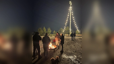 Auf dem Monte Kaolino herrschte eine besondere Stimmung für einen Gottesdienst. (Bild: Stefan Fischer )