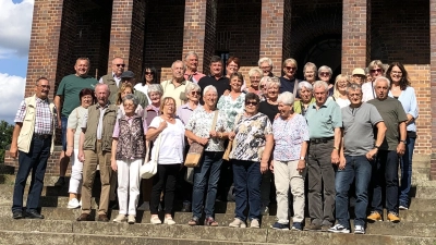 Besichtigung des 1917 erbauten Bismarkturmes (Bild: Gerlinde König)