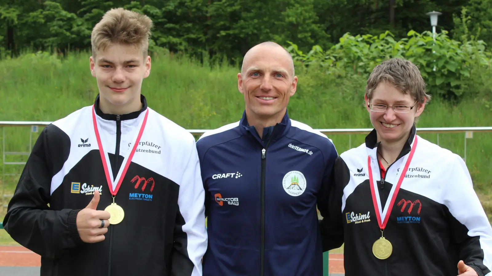 die Gewinner der Goldmedaille Julian Grundler, Eric Lesser, Kerstin Schmidt (Bild: Herta Zeiler)