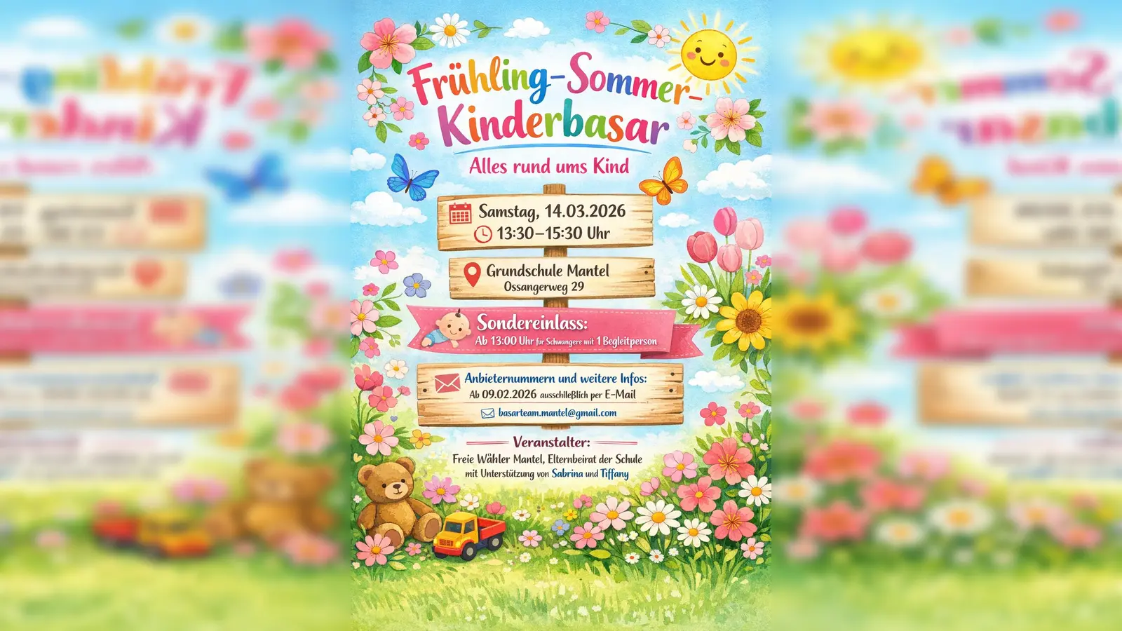 Frühling-Sommer-Kinderbasar (Bild: Tiffany Kindl und Sabrina Ackermann)