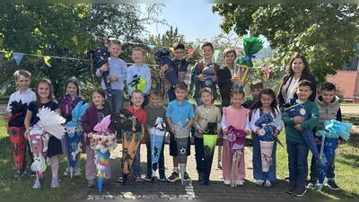 Schulanfänger der Grundschule Ammerthal (Bild: Lisa-Maria Auer)