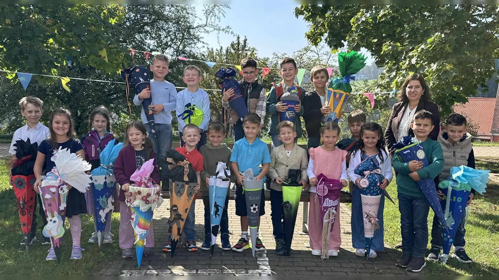 Schulanfänger der Grundschule Ammerthal (Bild: Lisa-Maria Auer)