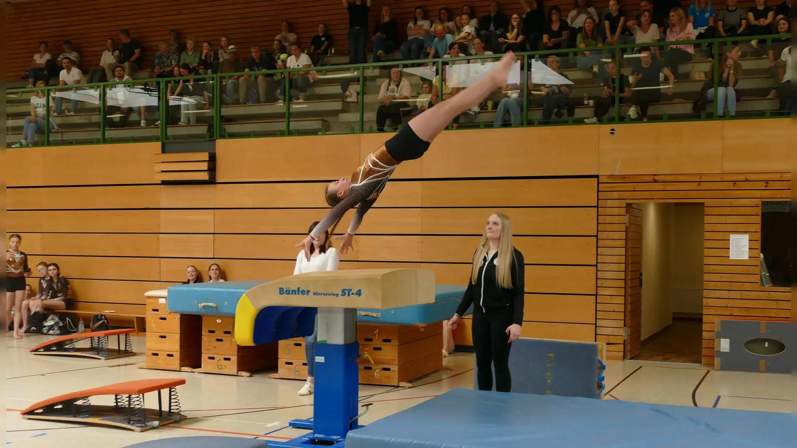 Die Kemnather Turnerinnen zeigten starke Leistungen beim Gauliga Cup. (Bild: Larissa Wegmann)