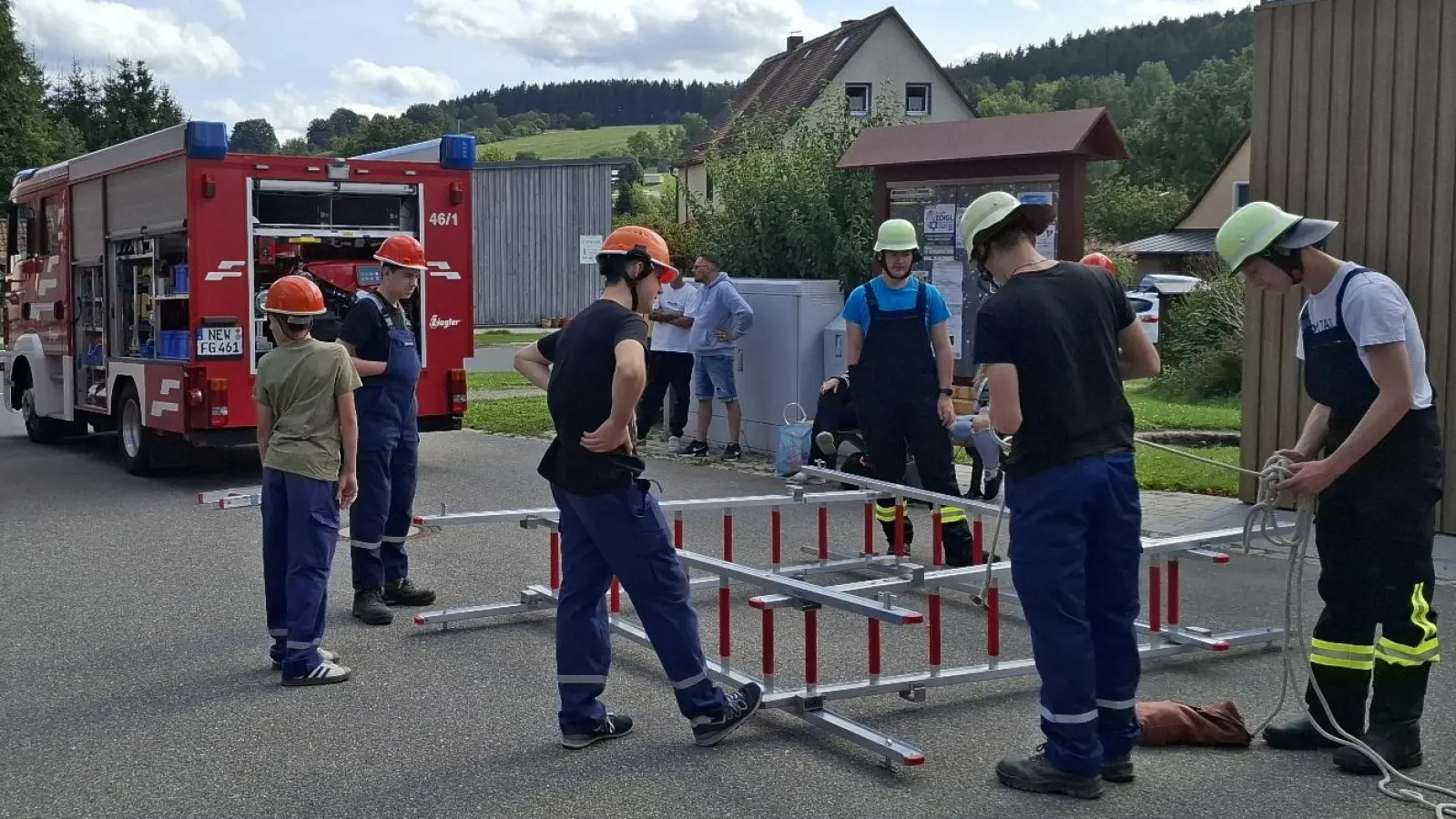 Aufbau des Beckens (Bild: Oswald Hamann)