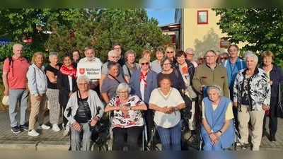 Die Pilgergruppe nach der Rückkehr in Weiden. (Bild: Wilhelm Striegl)