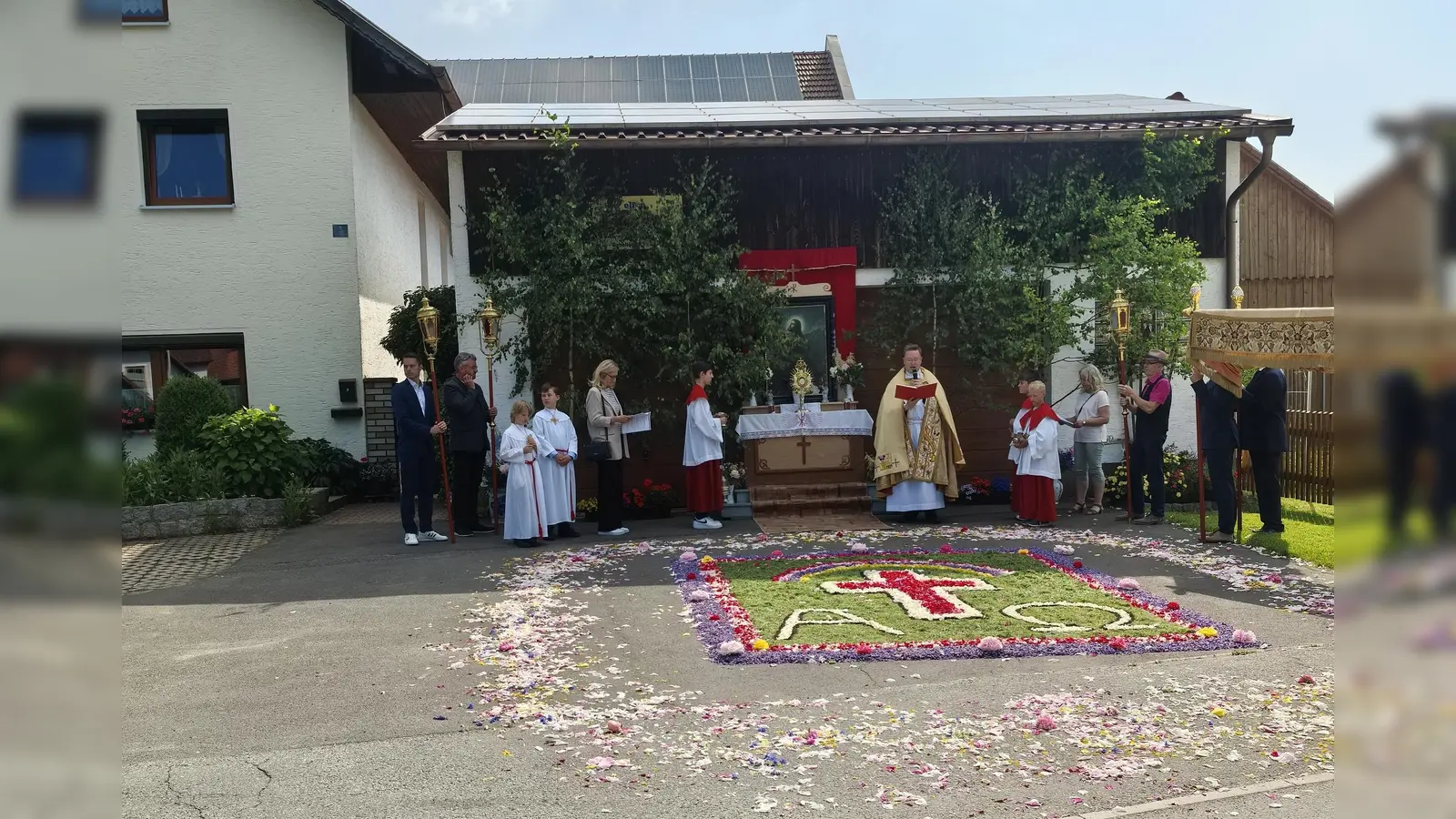 Fronleichnam in Wondreb 2025. (Bild: Hubert Schuller)