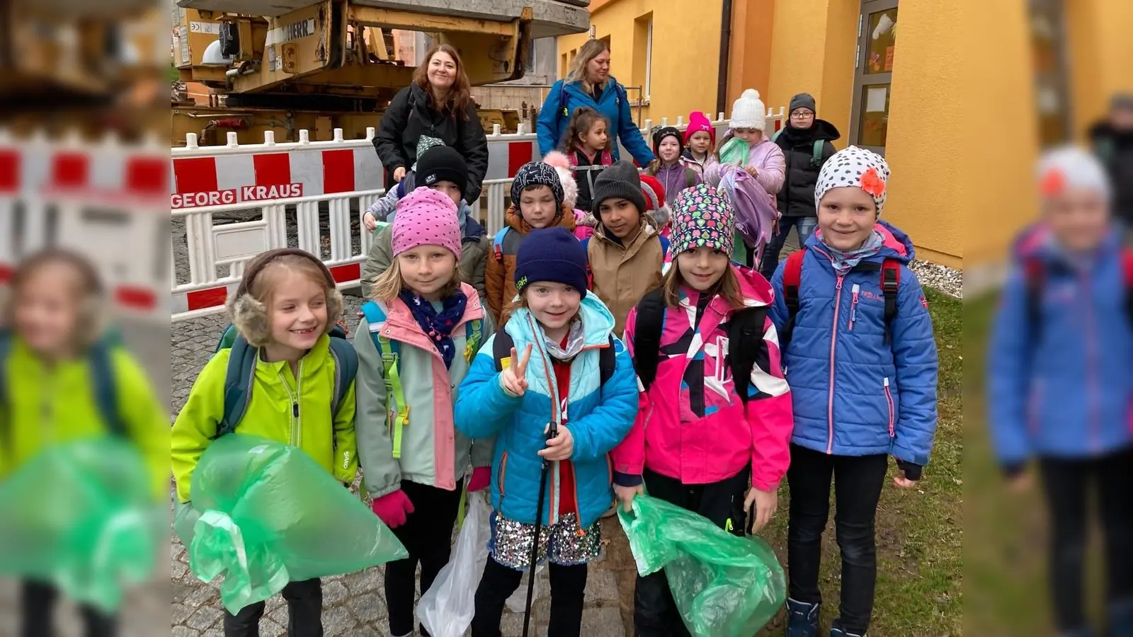 Auch die 1. Klasse hat sich gut ausgerüstet und ist startbereit! (Bild: Martina Schott)