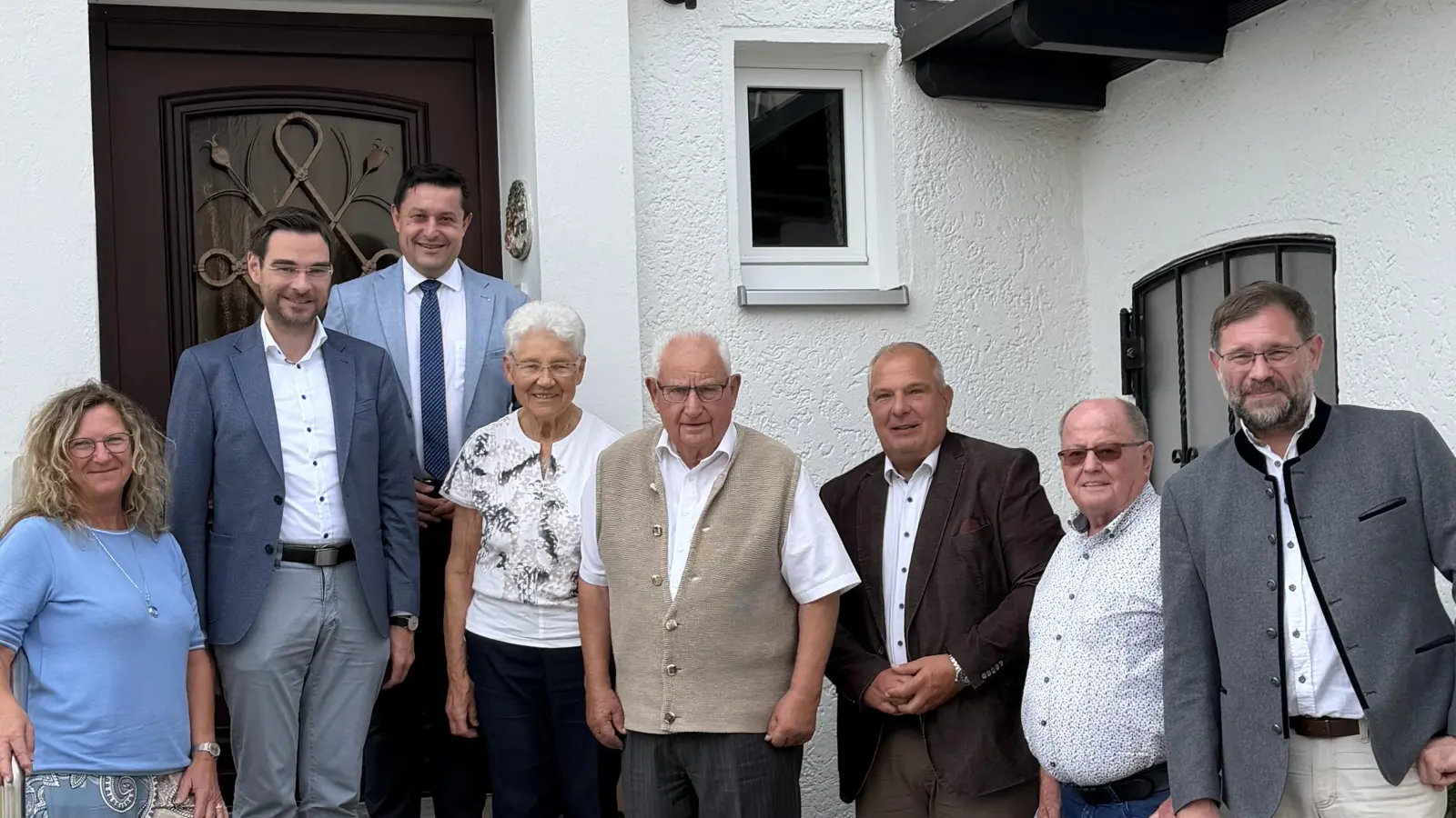 CSU Delegation zu Besuch bei MdB a.D.Girisch Georg. (Bild: Stephan Gollwitzer)