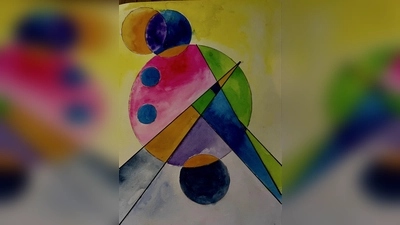 MalWerkstatt „Malen wie ein Bauhaus-Künstler (Bild: Marion Spießl)