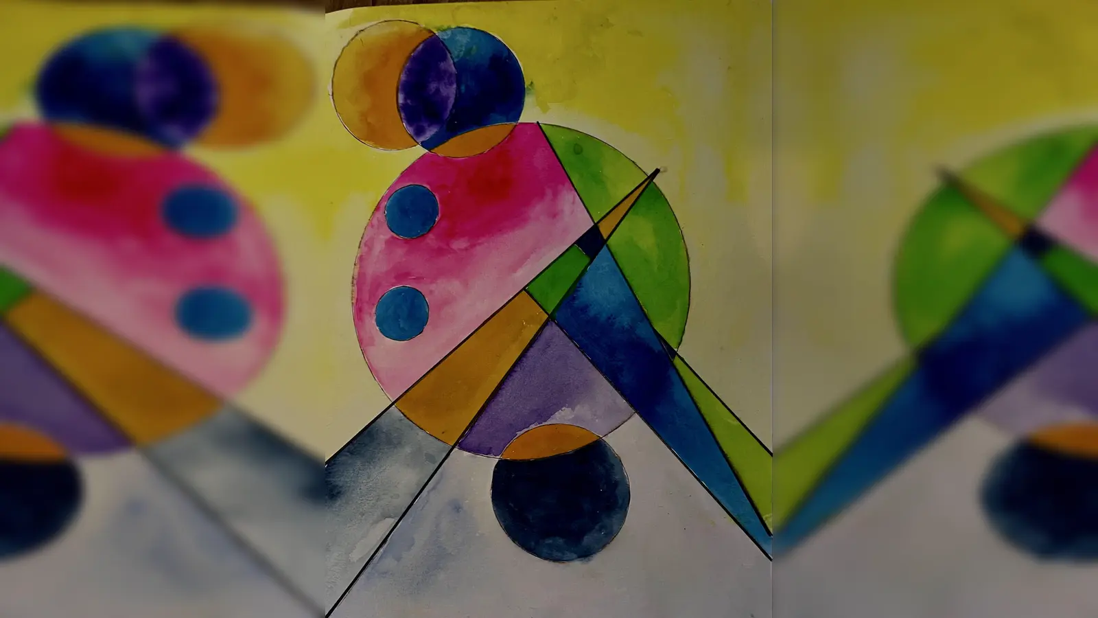 MalWerkstatt „Malen wie ein Bauhaus-Künstler (Bild: Marion Spießl)
