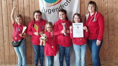 Die Trausnitzer Sieger beim Kreiswettbewerb.  (Bild: Andrea Lorenz)