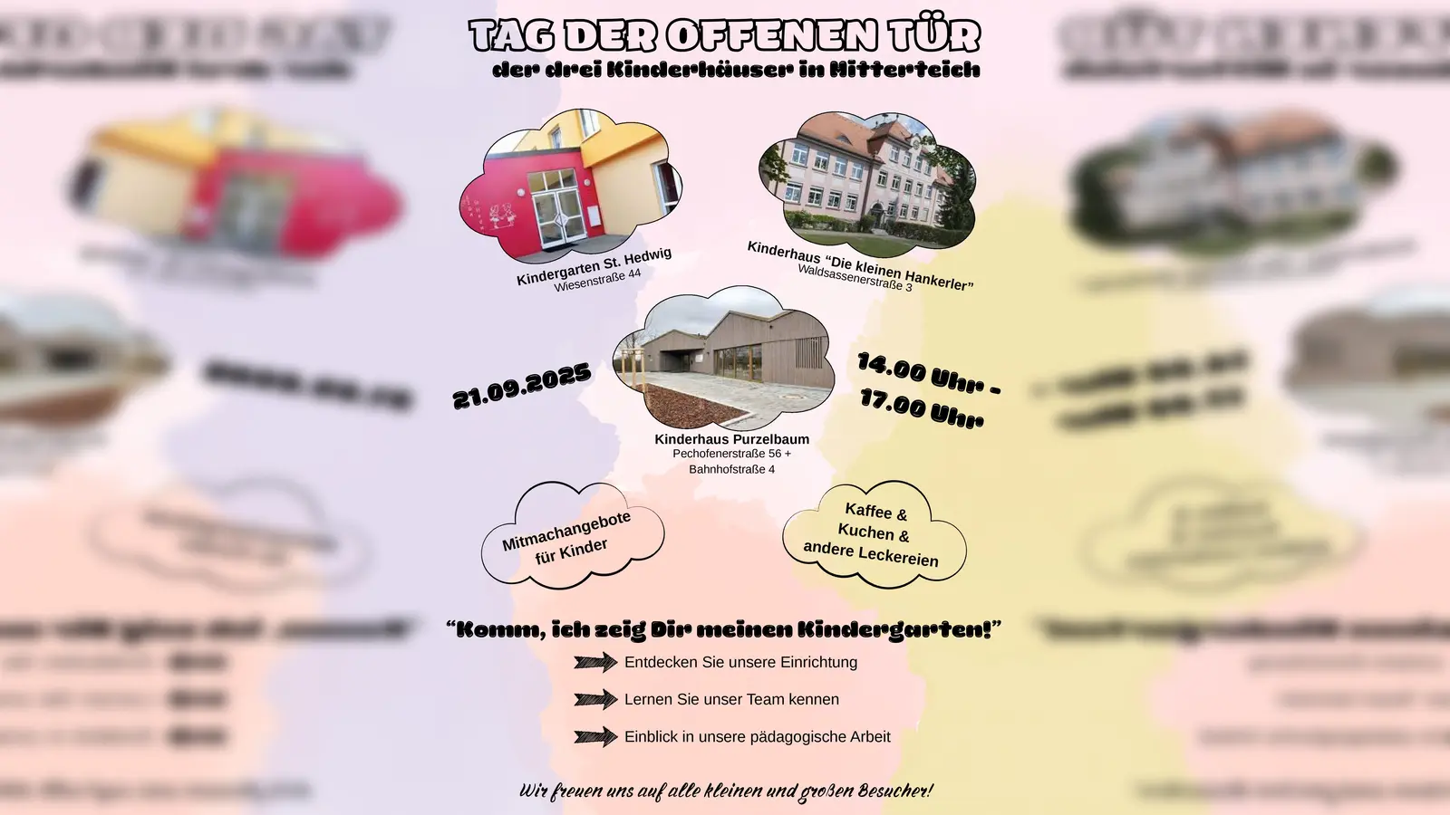 Tag der offenen Tür in den 3 Kinderhäusern der Stadt Mitterteich (Bild: Nadine Wamberg)
