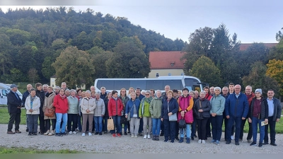 Im Bild die Teilnehmer des Pfarrausflugs. (Bild: Gisela Koenig)
