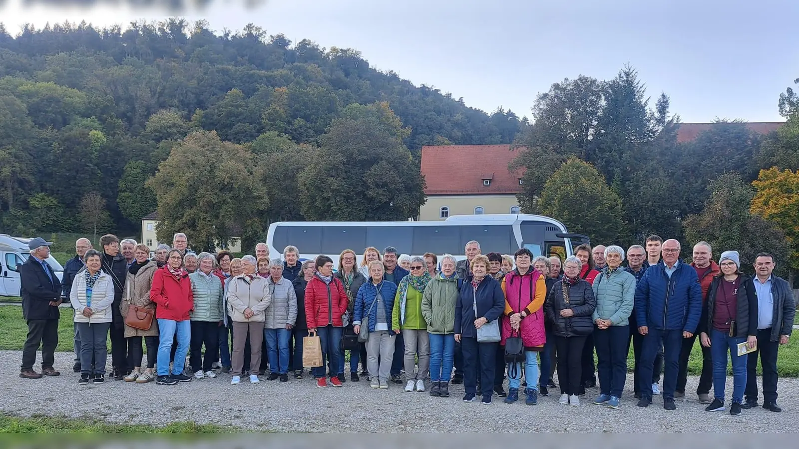 Im Bild die Teilnehmer des Pfarrausflugs. (Bild: Gisela Koenig)