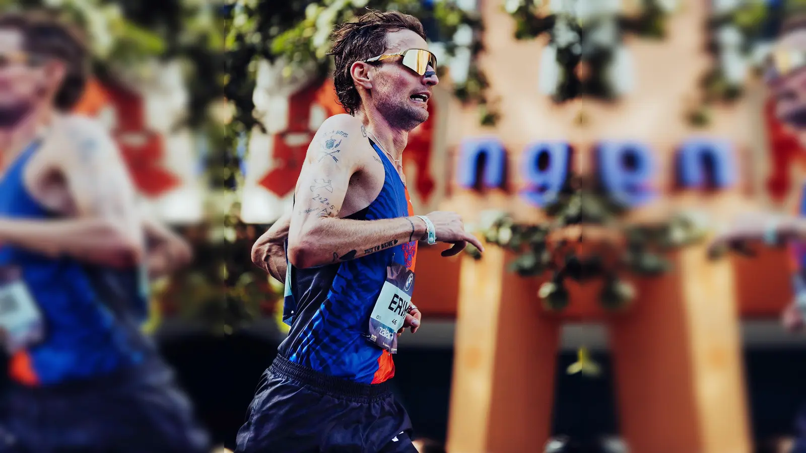 Erik Hille finisht auf dem Top Rang 21 beim Berlinmarathon (Bild: Fabian Hartmann )