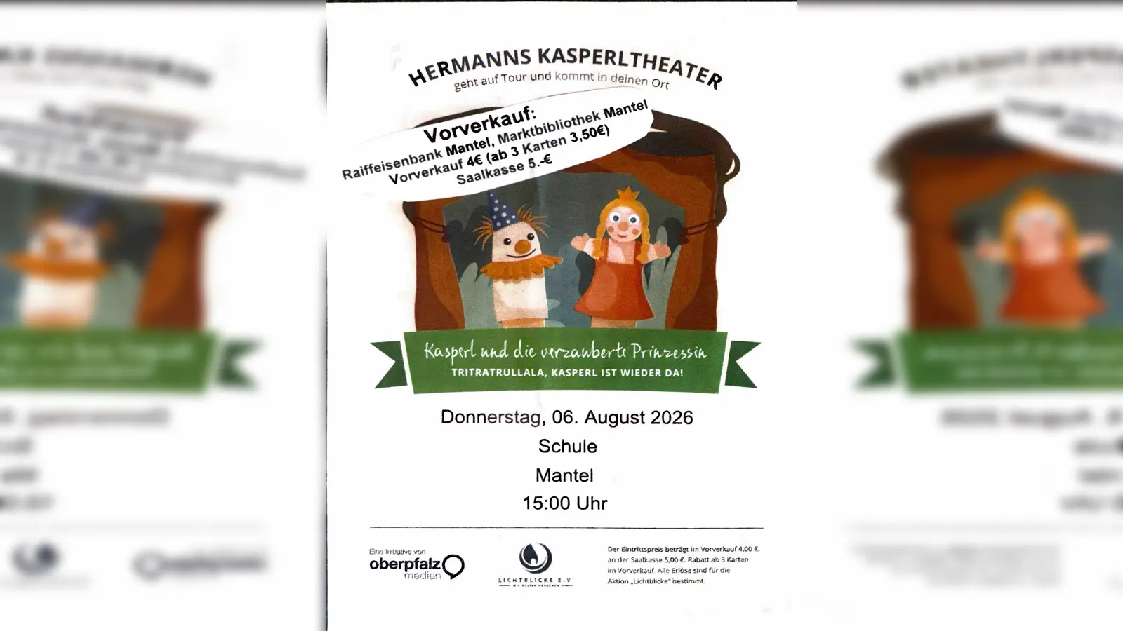 Herzliche Einladung zum Kasperltheater in Mantel (Bild: Elisabeth Grassler)