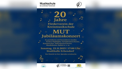 Plakat Jubiläumskonzert. (Bild: Christina Mueller )