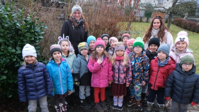 Voll Freude traten die Vorschulkinder des Kindergartens St. Johannes Maria Vianney bei den Besuchern auf. (Bild: Fred Lehner)