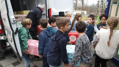 Beinahe hätten nicht alle Pakete im Transporter Platz gehabt. (Bild: Theresia Rankl)
