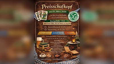 Preisschafkopf in der neuen Vereinshalle (Bild: Alex Völkl)