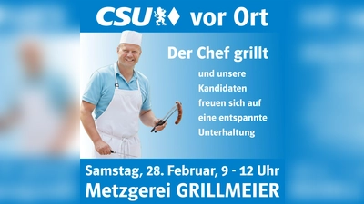 Die CSU Mitterteich lädt zum Finale.  (Bild: Hubertus Krämer)