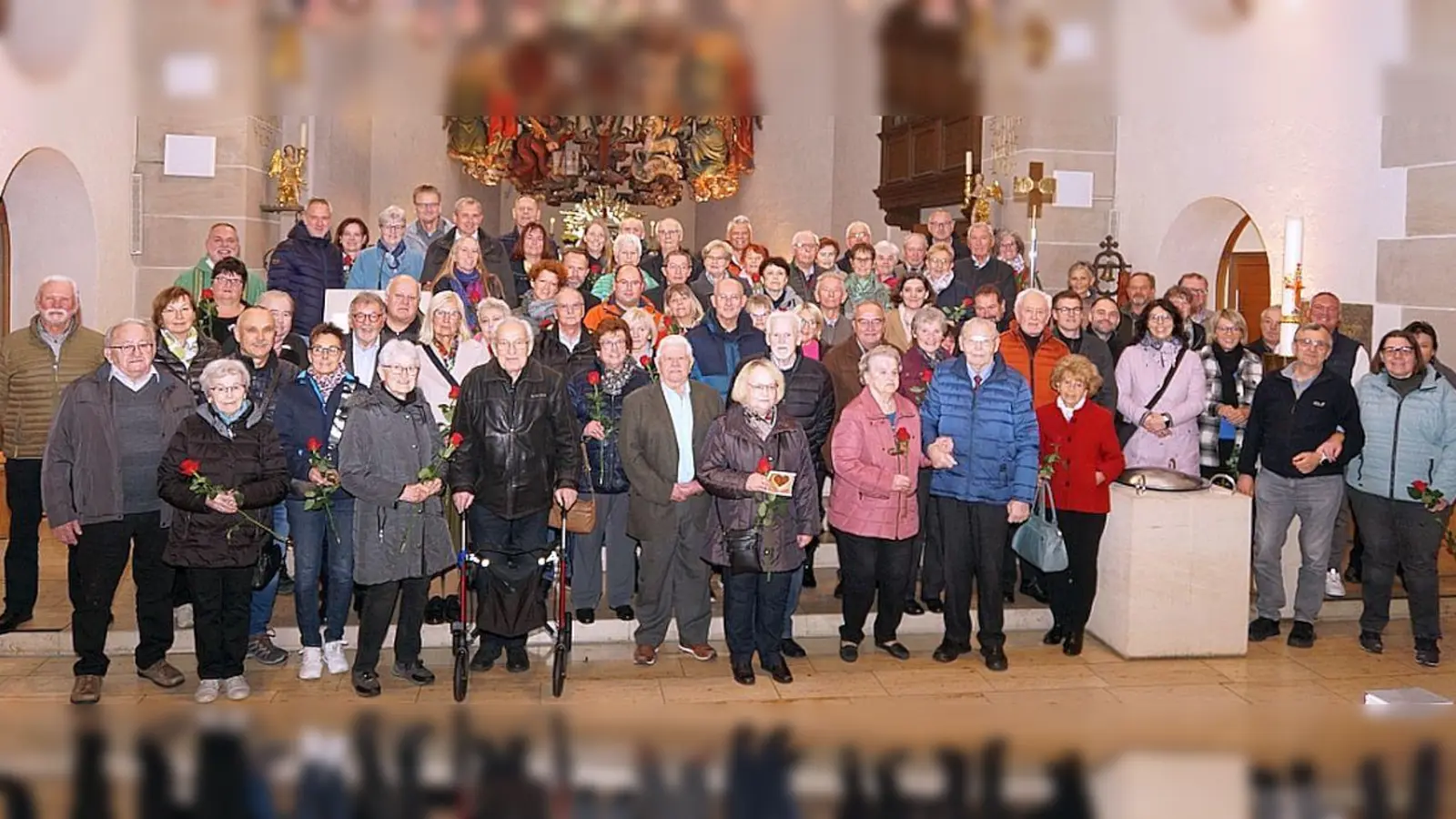 Ehejubiläumsfeier 2025 in der Kirche Heilige Dreifaltigkeit (Bild: Josef Irlbacher)